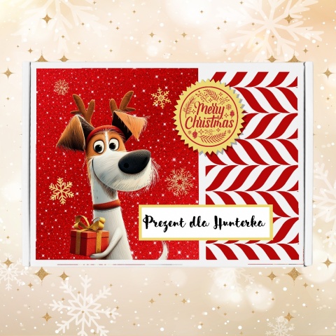 Box świąteczny dla psa - jeleń