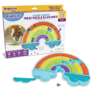 Brightkins Łamigłówka dla psa - Gra CALMING RAINBOW & LICK MATS
