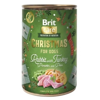 Brit Care Christmas – królik z indykiem i dynią – świąteczna karma dla psa 400 g