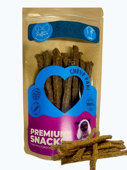 ChrupPaki dla psa -paluszki mięsne - indyk 100g