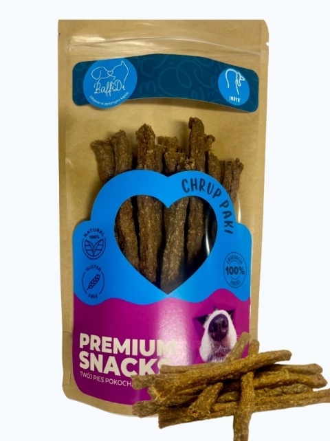 ChrupPaki dla psa -paluszki mięsne - indyk 100g
