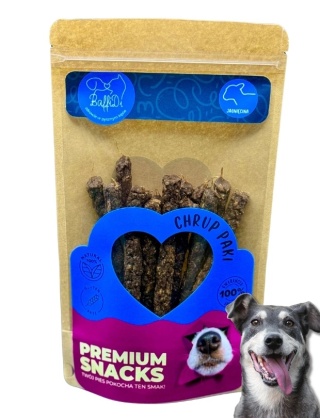 ChrupPaki dla psa - paluszki mięsne - jagnięcina 100g