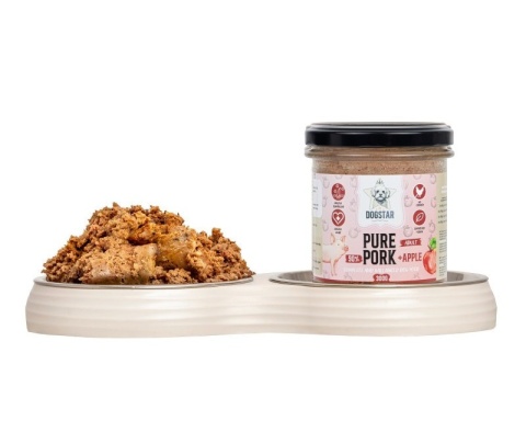 DOGSTAR Pure Pork – karma mokra dla psa wieprzowina z jabłkiem 300 g