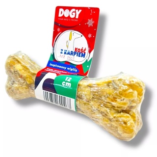 DOGY – Kość z Karpiem… bez ości! – świąteczny gryzak dla psa 12 cm