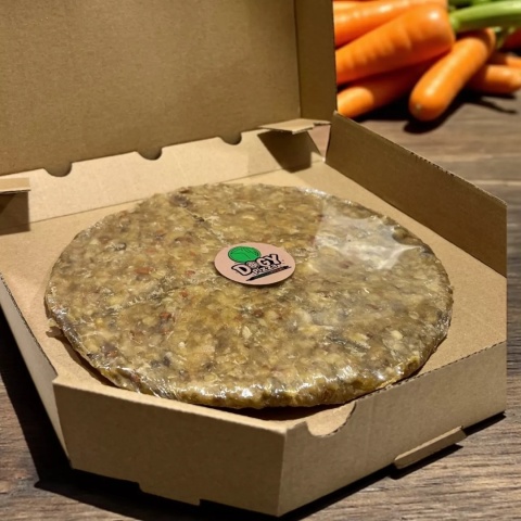 DOGY PIZZA królik z marchewką – gryzak dla psa Ø 22 cm