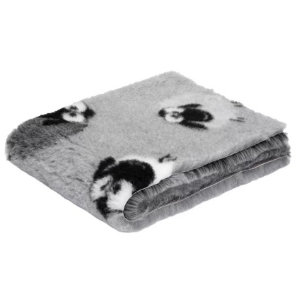 DRY BED - antypoślizgowy - szare owieczki - 75x50 cm