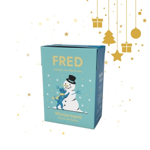 FRED Zimowe Menu 2025. - karma mokra dla psa - Jeleń z dynią 190g