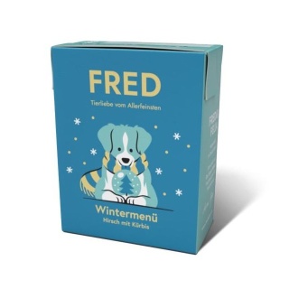 FRED Zimowe Menu 2025. - karma mokra dla psa - Jeleń z dynią 390g