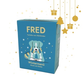 FRED Zimowe Menu 2025. - karma mokra dla psa - Jeleń z dynią 390g