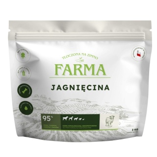 Farma karma sucha dla psa tłoczona na zimno Jagnięcina 2kg