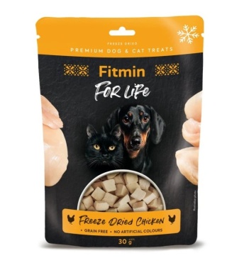 Fitmin Freezy Dried Chicken – Liofilizowany kurczak dla psów i kotów 30 g