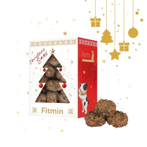 Fitmin Purity Snax Nuggets – Świąteczne przysmaki dla psów – Jagnięcina & Czerwona Porzeczka 65 g