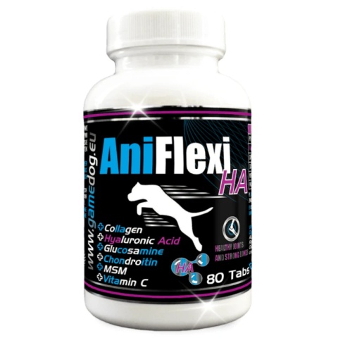 GAME DOG AniFlexi HA – wsparcie stawów i ruchomości dla psów  (80 tabletek)