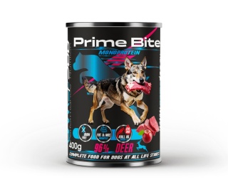 Game Dog – Jeleń z jabłkiem – Karma mokra dla psa Prime Bite 400 g