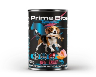 Game Dog – Pstrąg z batatem Karma mokra dla psa Prime Bite 400g
