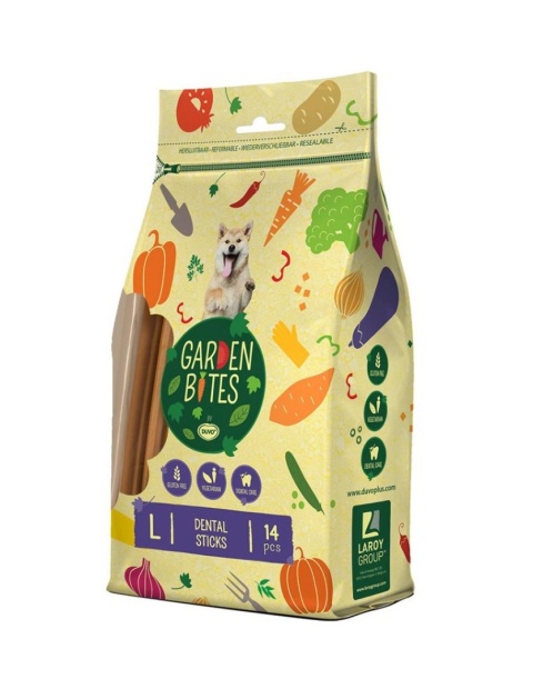 Garden Bites - Dental Sticks - rozmiar S - 28 szt. - gryzaki dentystyczne dla psa