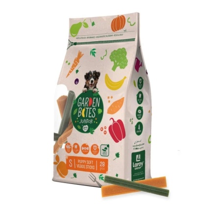 Garden Bites – Puppy Soft Veggie Sticks S – wege gryzaki dla szczeniąt (28 szt., 210 g)
