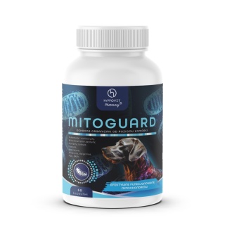 Hippovet Pharmacy – MitoGuard 50 kapsułek – suplement dla psów i kotów opóźniający procesy starzenia