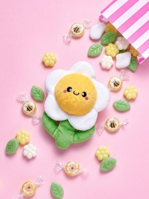 Hug smart Puppy Garden – Daisy Ball - zabawka dla psa z piłką jeżową