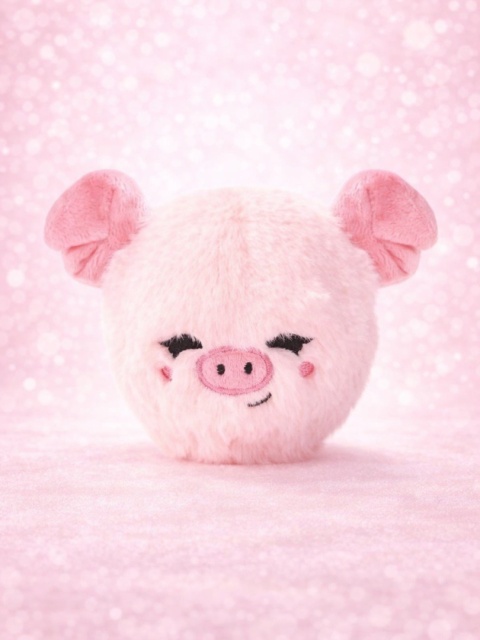 HugSmart - Farm Friendz - Pig Ball - zabawka i piłka 2w1 - świnka - 12cm