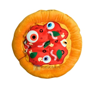 Hugsmart - Howloween Night - Eyeball Pizza- zabawka dla psa - upiorna pizza
