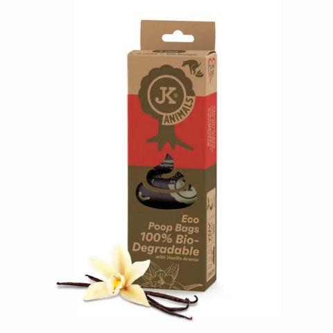JK Animals BIO-degradable Poop Bags – biodegradowalne woreczki na psie odchody (6×15 szt.)