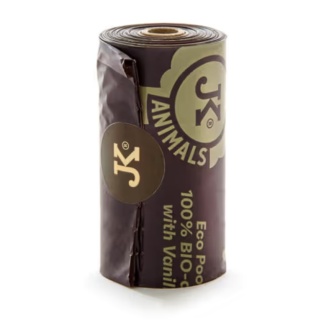 JK Animals BIO-degradable Poop Bags – biodegradowalne woreczki na psie odchody (1x15 szt.)