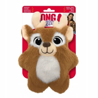 KONG Snuzzles Reindeer S – świąteczny renifer dla psa 19 cm