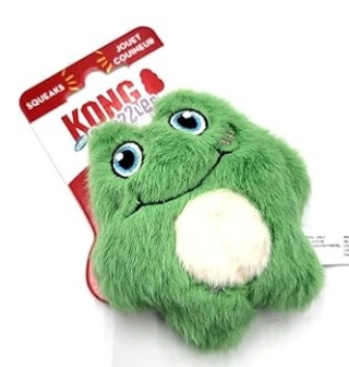 Kong - Snuzzles Mini Frog XS - Mini zabawka dla psa 10cm - Żabka
