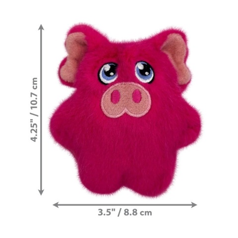 Kong - Snuzzles Mini Pig XS – zabawka różowa świnka dla psa małej rasy (10,8 cm)