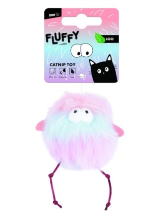 M-PETS Zabawka dla kota FLUFFY z kocimiętką Loo