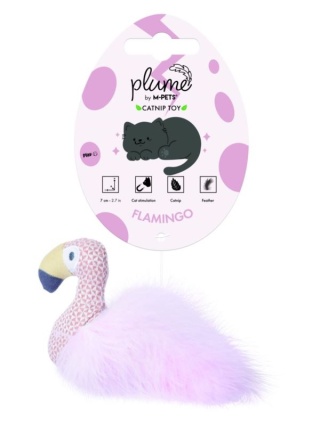 M-PETS - Zabawka dla kota PLUME flaming z kocimiętką