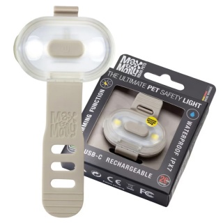 Max&Molly Matrix 2.0 Ultra LED – lampka dla psa beżowa