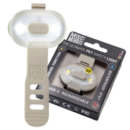 Max&Molly Matrix 2.0 Ultra LED – lampka dla psa beżowa