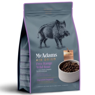 McAdams Air Dried Free Range Wild Boar – karma półwilgotna dla psa z dzikiem 400 g
