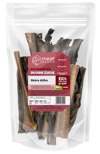 Meat Stuff – Skóra dzika 15 cm – gryzak dla psów (140 g)