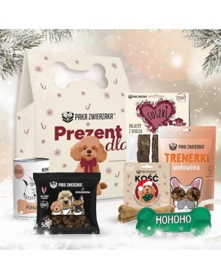 Paka Zwierzaka – Box Świąteczny dla psa – limitowana edycja pełna radości i zdrowych przysmaków