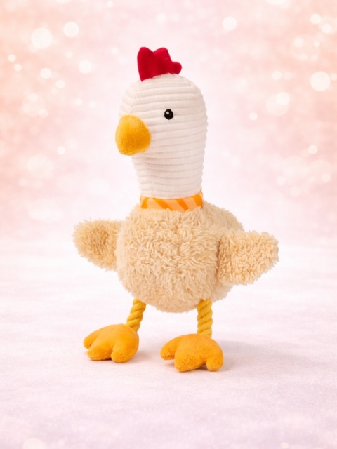 Pan Kurczak – urocza zabawka dla psa z piszczałką