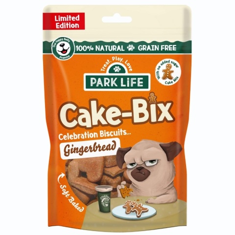 Park Life – Cake Bix Gingerbread – świąteczne ciasteczka dla psa o smaku piernika