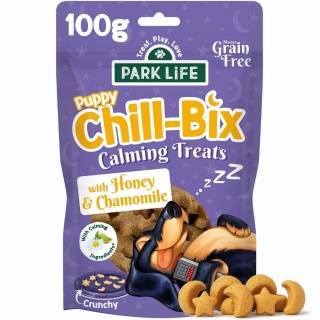 Park Life – Chill-Bix Mini ciasteczka relaksujące dla psa z miodem i rumiankiem 100 g
