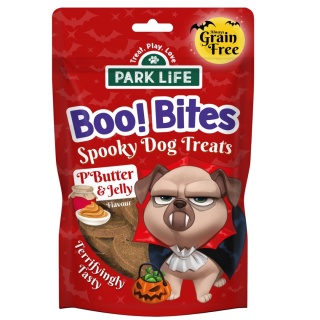 Park life - Boo! Bites - przysmaki dla psa na halloween - masło orzechowe i dżem 80g
