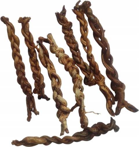 Penis kozi pleciony – gryzak dla psów na sztuki - 1szt/16 cm