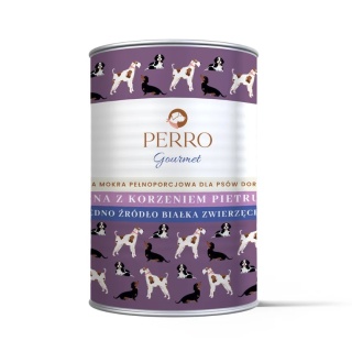 Perro Gourmet Sarna z korzeniem pietruszki dla psów dorosłych 400g