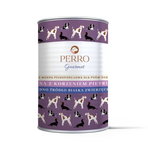 Perro Gourmet Sarna z korzeniem pietruszki dla psów dorosłych 400g