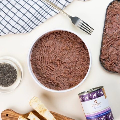 Perro Gourmet Sarna z korzeniem pietruszki dla psów dorosłych 400g
