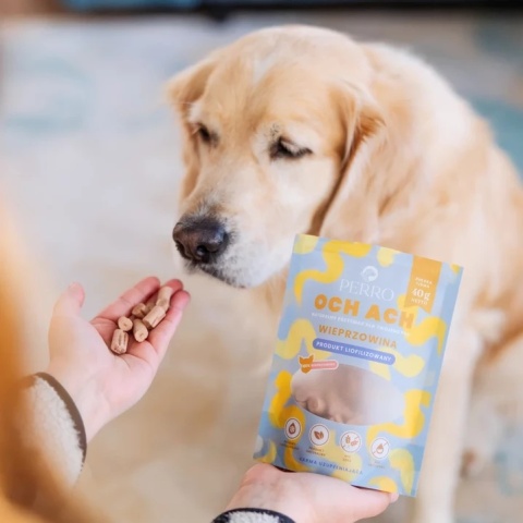 Perro OCH ACH Wieprzowina Przysmaki liofilizowane dla psa 40g