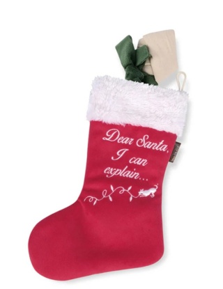 Pets P.L.A.Y - Merry Woofmas - skarpeta z prezentem dla dobrego pieska - zabawka świąteczna dla psa