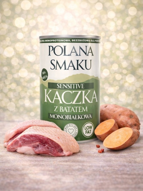 Polana Smaku – Kaczka z batatami -karma mokra dla psa – Sensitive - 400g