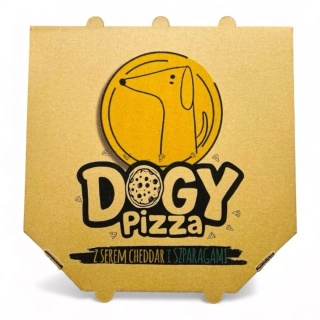 DOGY PIZZA - z serem cheddar i szparagami - gryzak dla psów