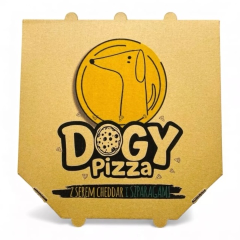 DOGY PIZZA - z serem cheddar i szparagami - gryzak dla psów